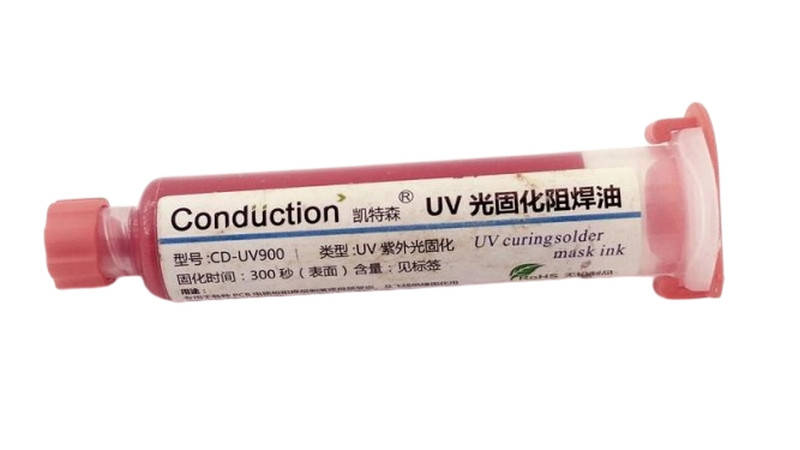

Защитная паяльная маска фоторезист Conduction CD-UV900 10мл 24г красная (12395)