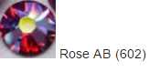 

Стразы SWAROVSKI Rose AB (40 шт/уп)