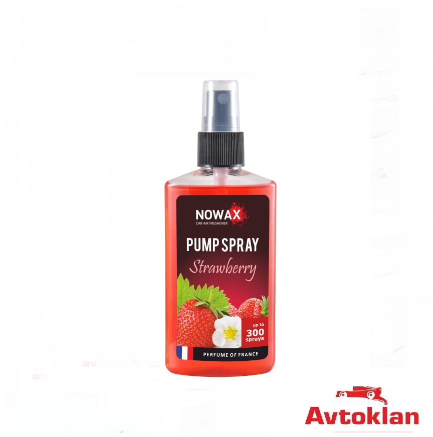 

Ароматизатор спрей в машину пахучка для авто Nowax Pump Spray 75 мл Strawberry (NX07515)