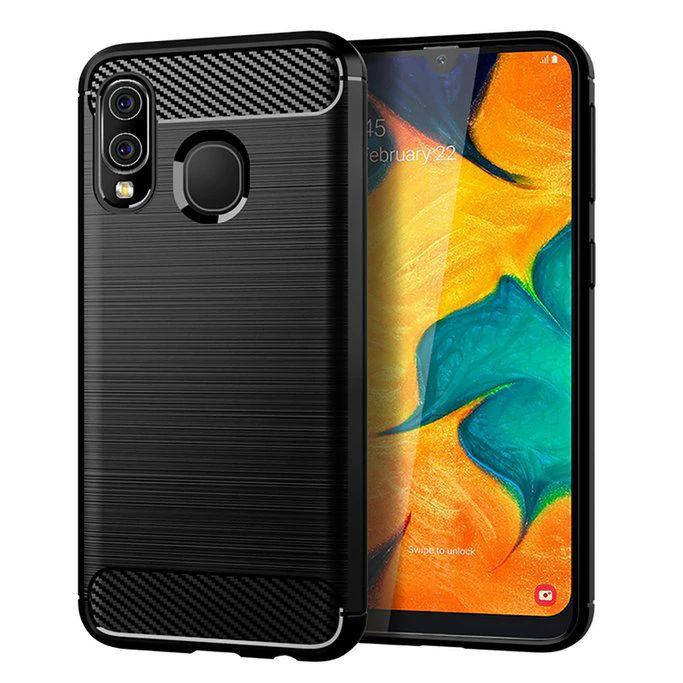 

TPU чехол накладка Urban для Samsung Galaxy A40 (4 цвета) чёрный