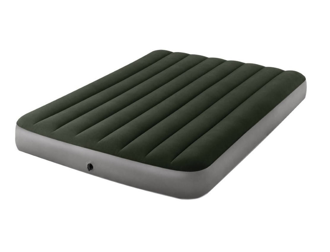 

Двухместный надувной матрас Intex 152х203х25 см., Зелёный