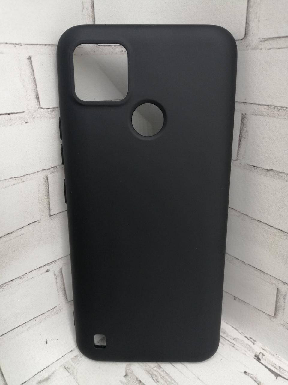 

Чехол для Realme С25Y накладка бампер противоударный black, Черный