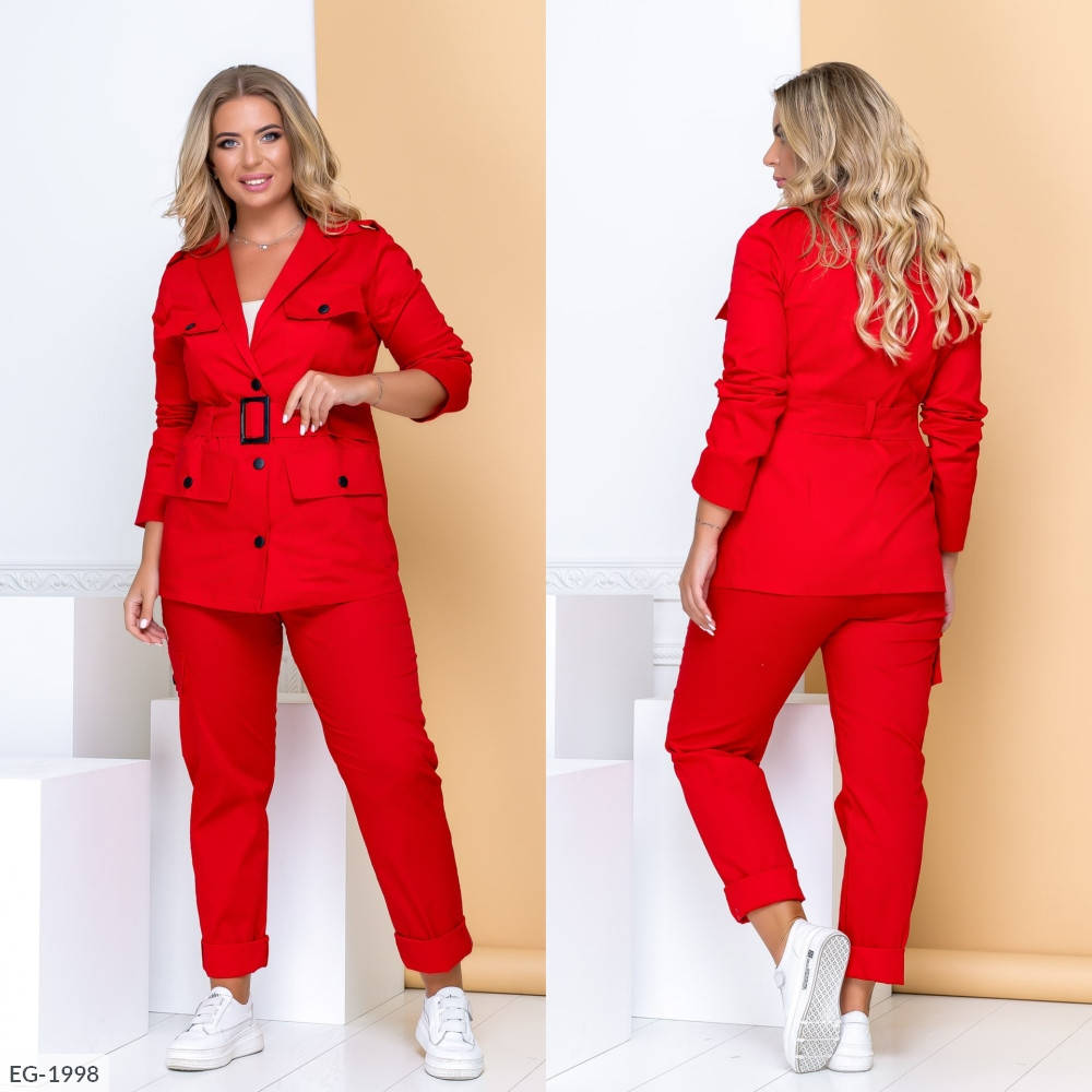 

Костюм женский Модель 021. (48, 52) "ADELINA" недорого от прямого поставщика