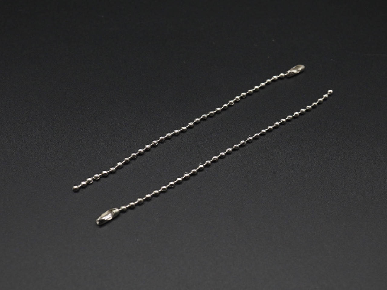 

Цепочка шариковая 12см 2,4мм, Серебро