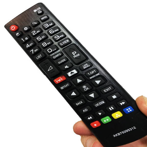 

Пульт для телевизора LG AKB75095312, Черный