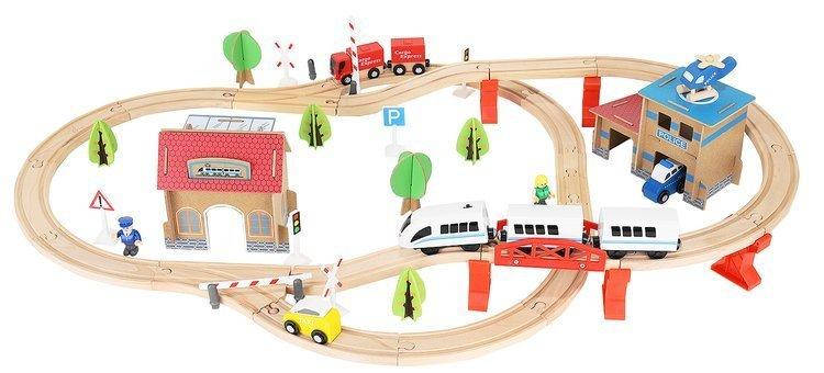 

Детсая Железная Дорога Trafic Kruzzel 89 елементів