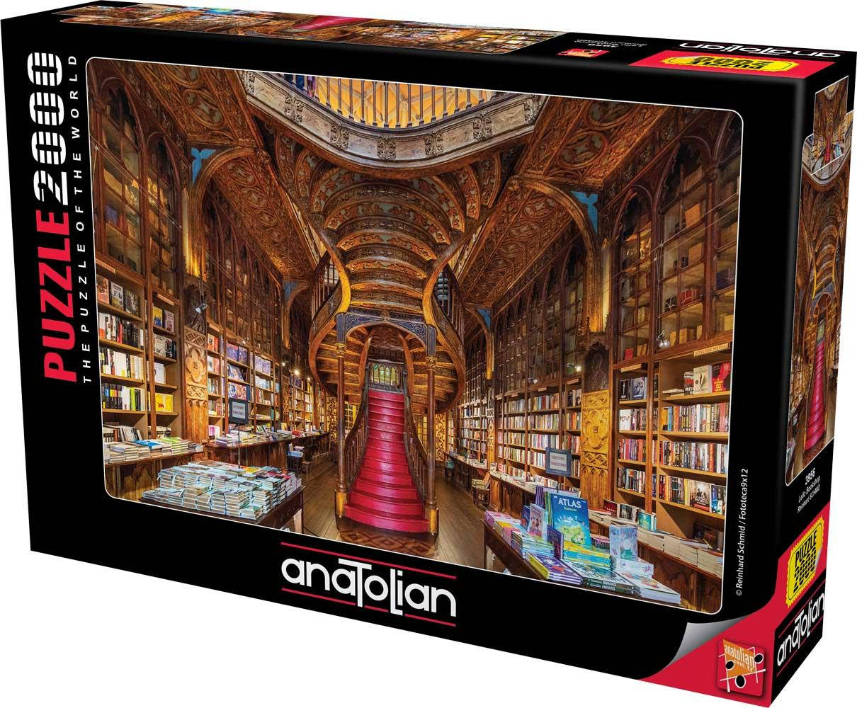 

Пазлы Anatolian Книжный магазин Леллу в Порту на 2000 элементов