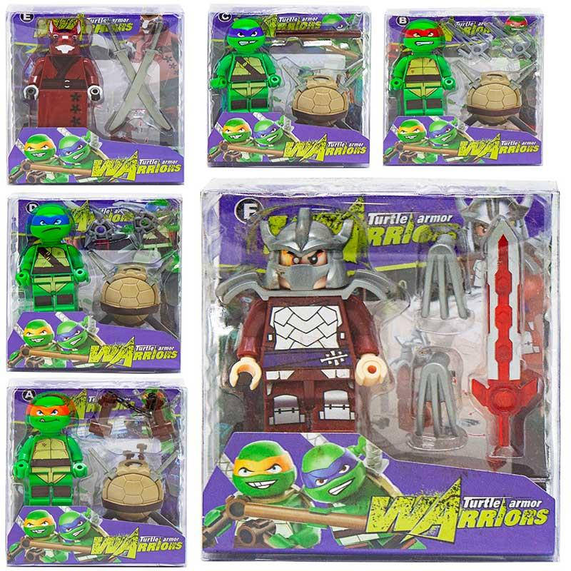 

Фигурка - конструктор "Черепашки-ниндзя" 2017-16, Разные цвета