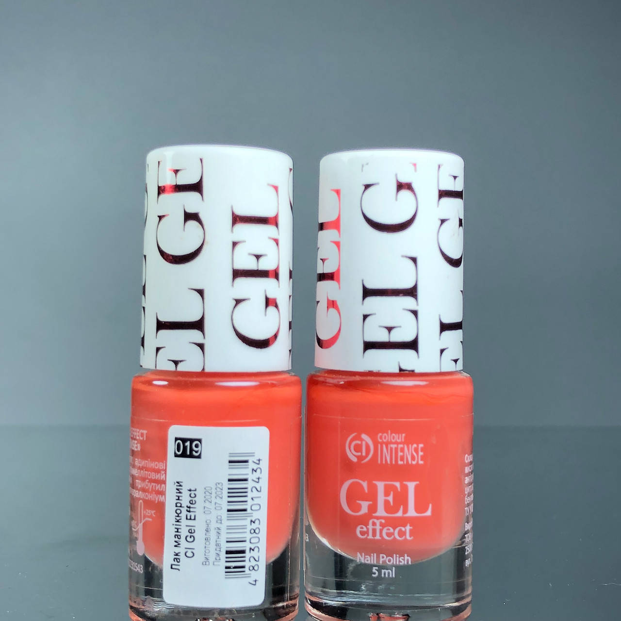 

Лак для ногтей Colour Intense Gel Effect 5 мл CI 65 № 019 Матовый Лососевый