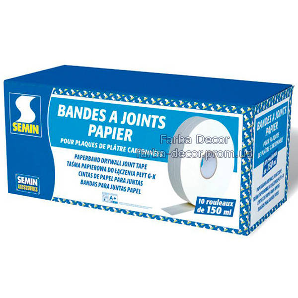 

Лента бумажная SEMIN BANDE JOINT, 50 мм*150 м