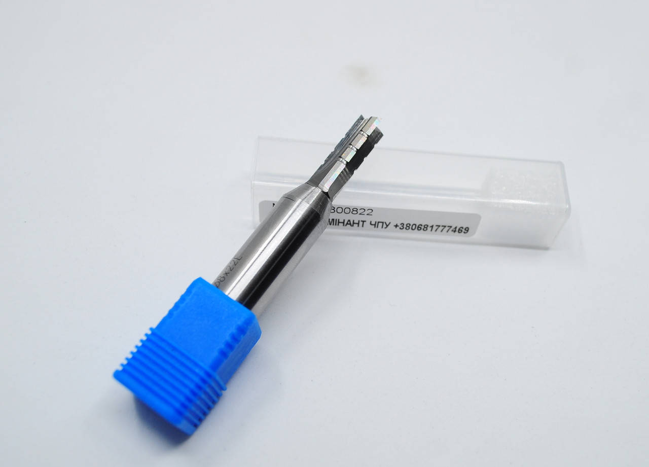 

Фреза с прямыми ножами D12.7*d8*22 3f со стружколомом