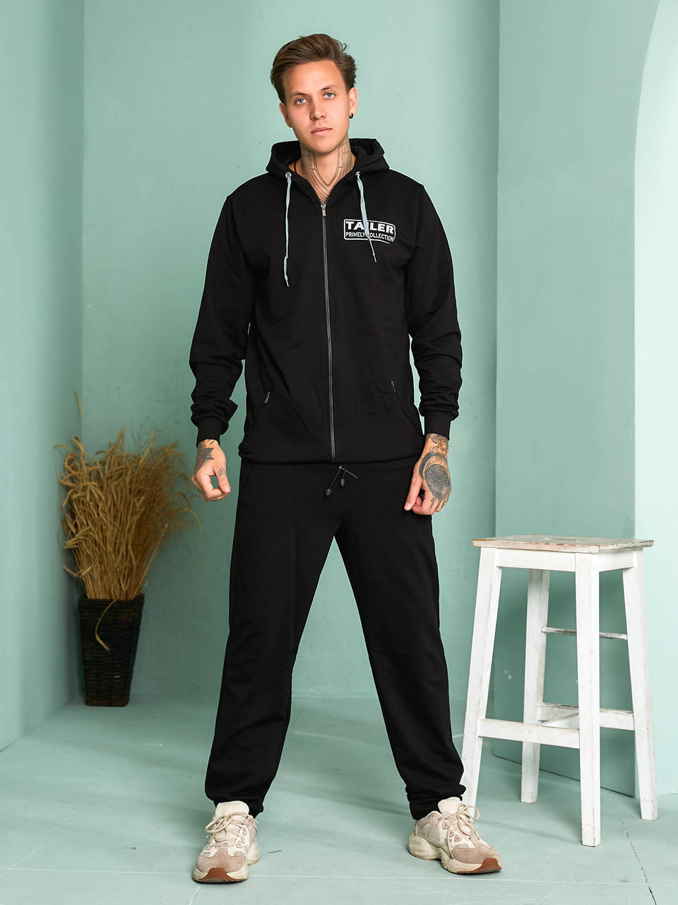 

Р-р 58-60-62, весенне-летний мужской костюм на высокий рост 60, Темно-синий