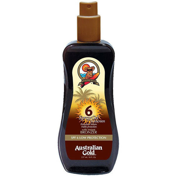 

Australian Gold Spray Gel Sunscreen with Instant Bronzer SPF 6