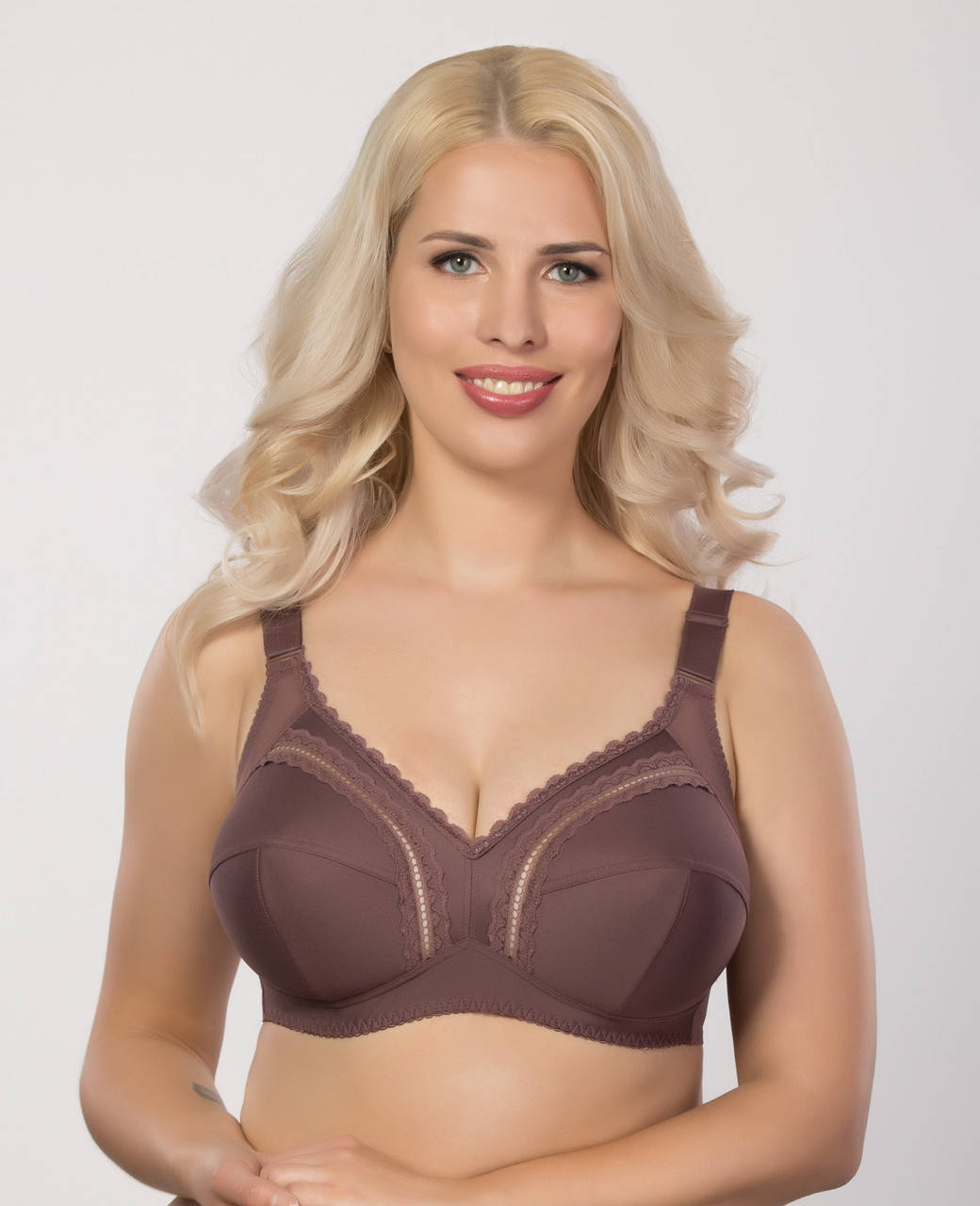 

Бюстгальтер без косточек на хлопковой подкладке модель 106 Ирландский кофе, 95F