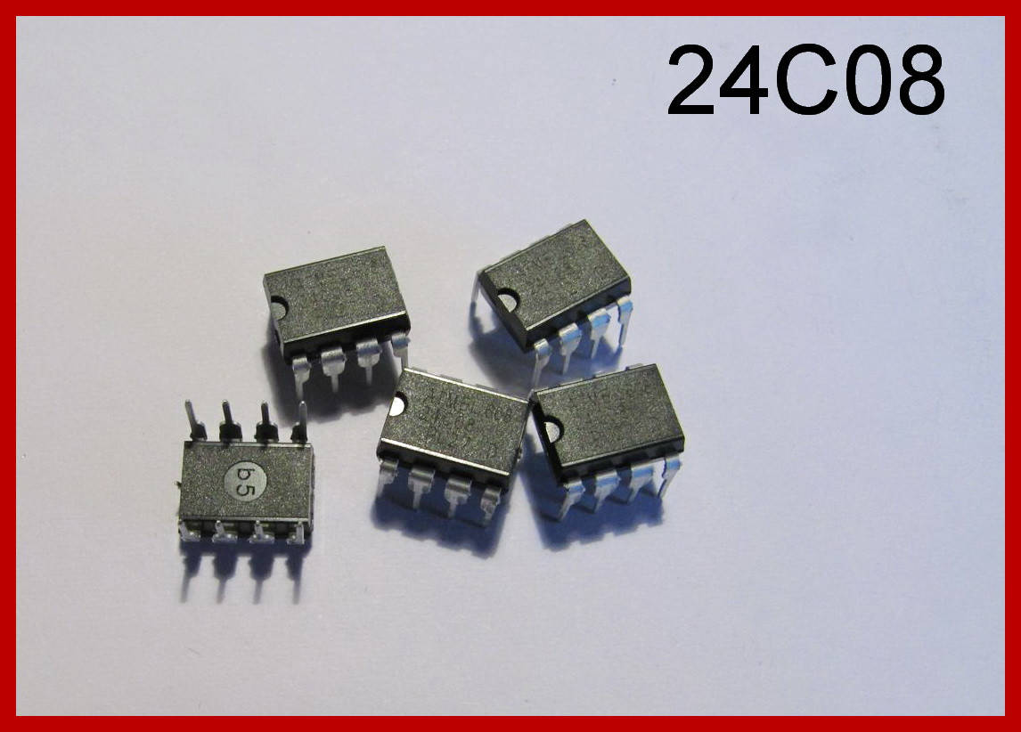 

24C08, микросхема памяти, EEPROM.