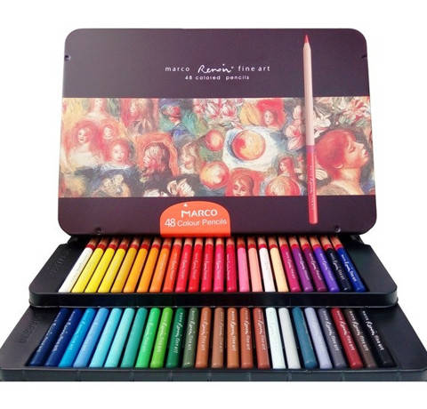 

Цветные карандаши Marco "Renoir Fine Art" 48 цветов