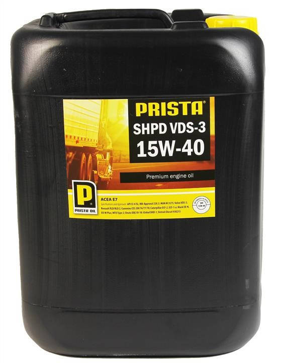 

Масло моторное грузовое 15W40 PRISTA SHPD VDS3 15W-40 TRUCK (EURO 2:MAN 3275-1 ) (Пр-во PRISTA ) Кан. 20л