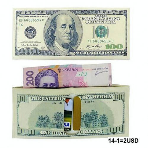

Кошелёк "100 долларов $", Разные цвета