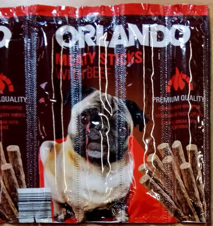 

Мясные палочки Orlando (Орландо), с говядиной, 8 шт