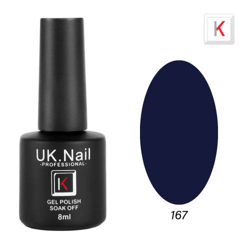 

Гель-лаки UK.Nail 8 мл №167