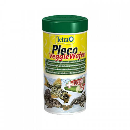 

Tetra Pleco Veggie Wafers (Pleco Wafer) – корм для травоядных сомиков, 100 мл