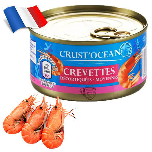 

Мясо креветки Crust'Ocean Crevettes 200 г Франция