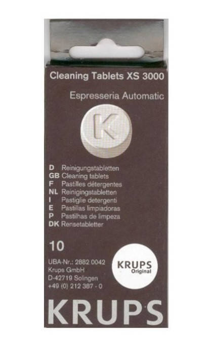 

Таблетки для очистки для кофеварки Krups XS300010