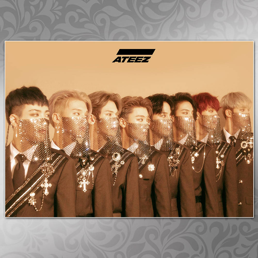

Плакат K-Pop Ateez