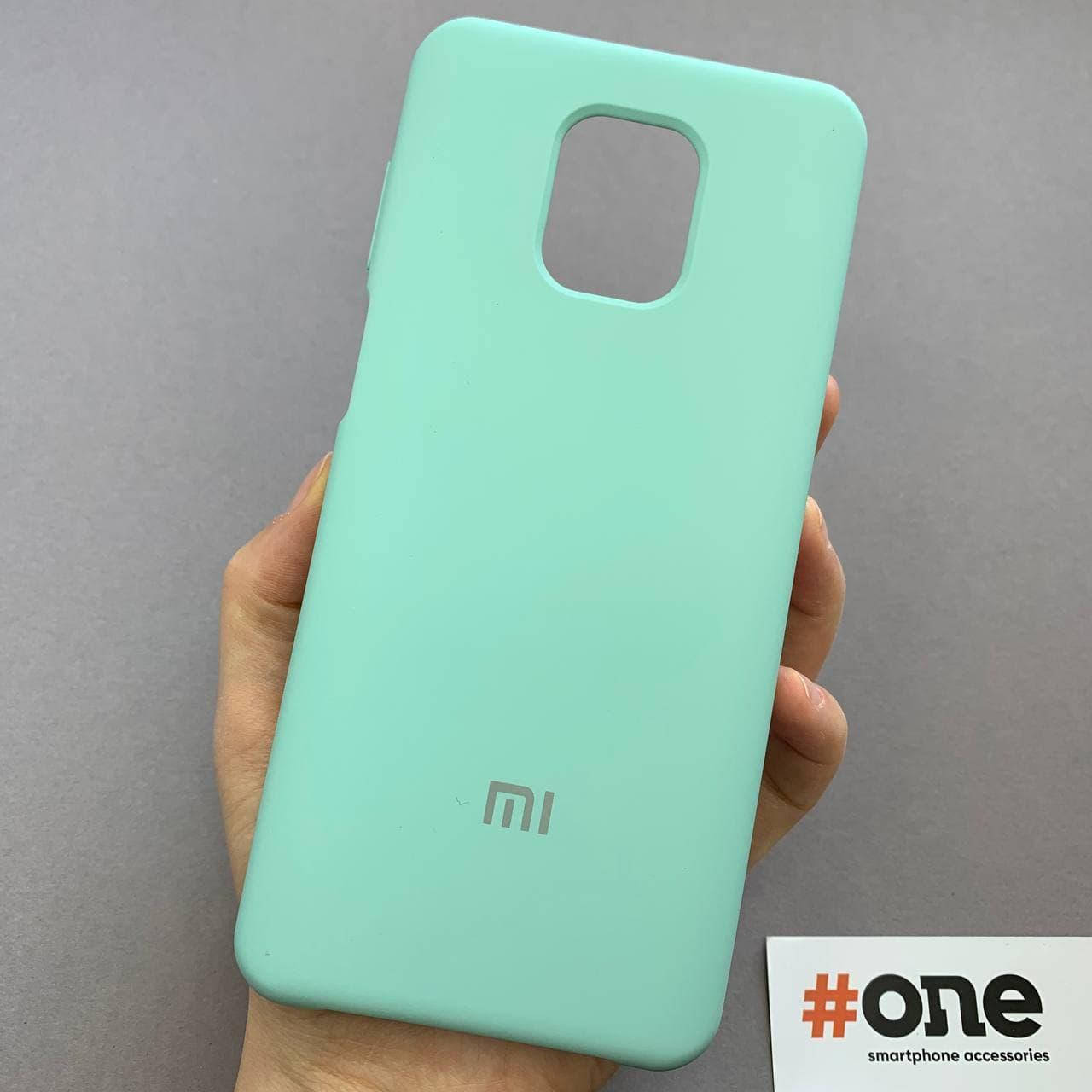 

Чехол для Xiaomi Redmi Note 9 Pro с микрофиброй силиконовый чехол на ксяоми сяоми нот 9 про бирюзовый SSD