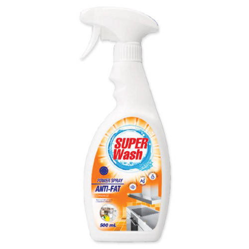 

Моющее и чистящее средство для мытья кухни Super Wash с ар. апельсина - тригер, 0.5 л