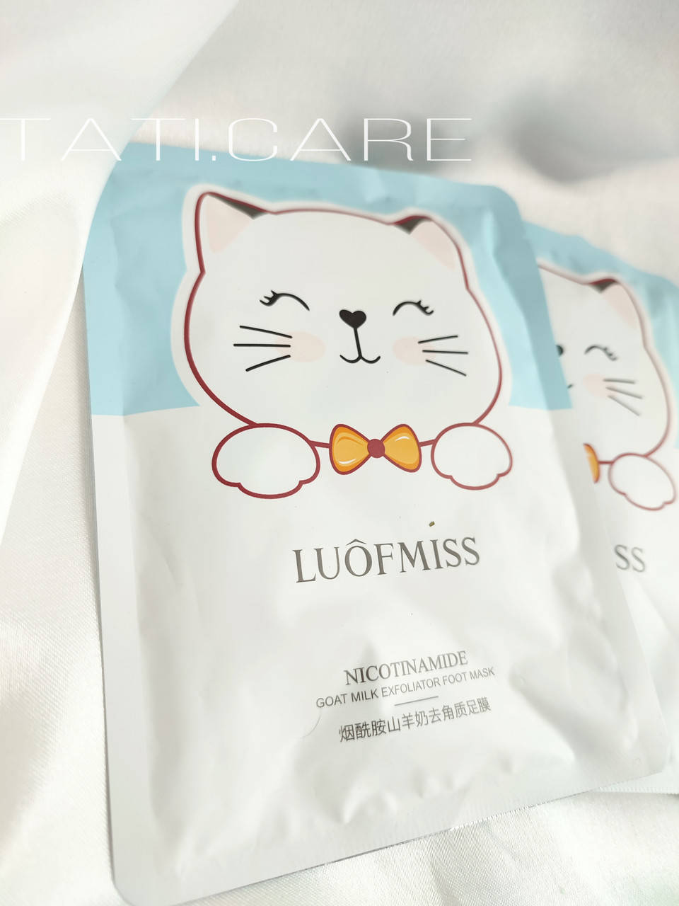

Маска-шкарпетки для ніг Luofmiss Niacinamide Goat Milk Foot Mask 35 г