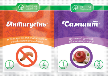 

Инсектицид Антигусень 4мл + Самшит 3мл Укравит