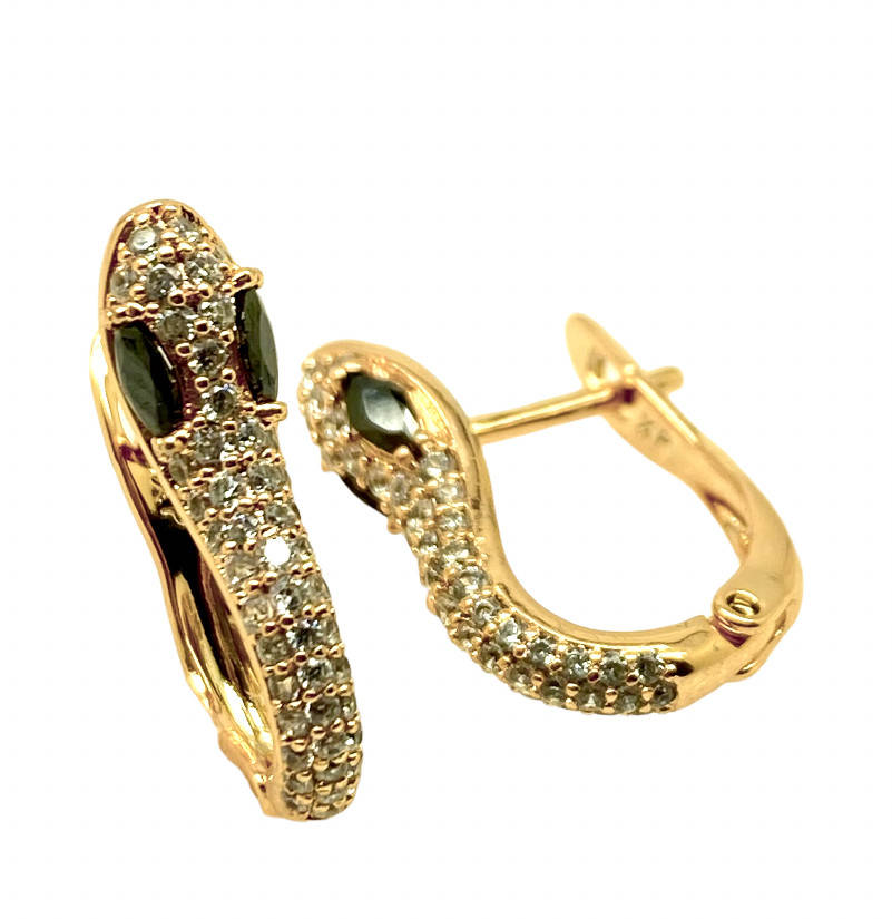 

Серьги Xuping. 18k. 20x4 mm