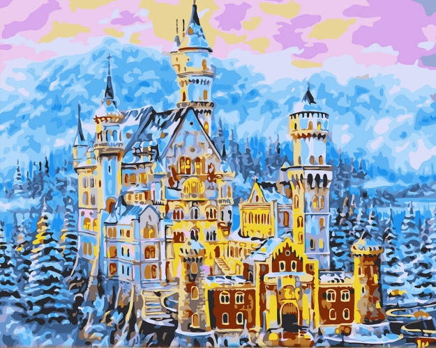 

Картина по номерам «Сказочный замок» 40*50см, в коробке ТМ Dreamtoys
