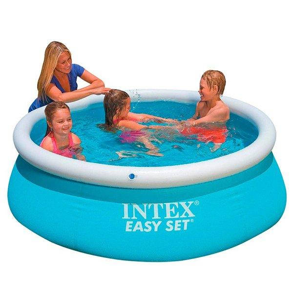 

Бассейн наливной Intex 28101 Easy Set 183x51см Круглый 880 литров, Голубой