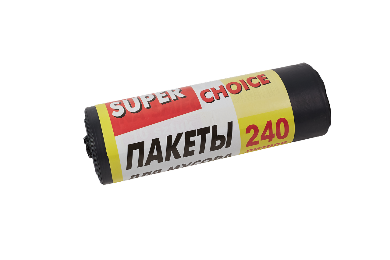 

Пакет для мусора SUPER CHOICE LD 120*150/240л* 5 шт