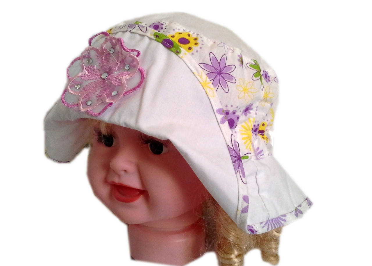 

Панама ромашка с заворотом, Разные цвета