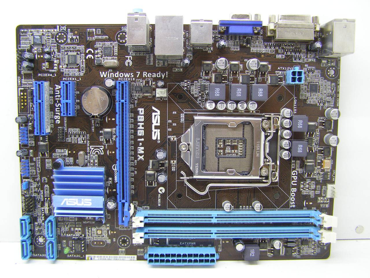 

Материнская плата Asus P8H61-MX (s1155, Intel H61, PCI-Ex16)