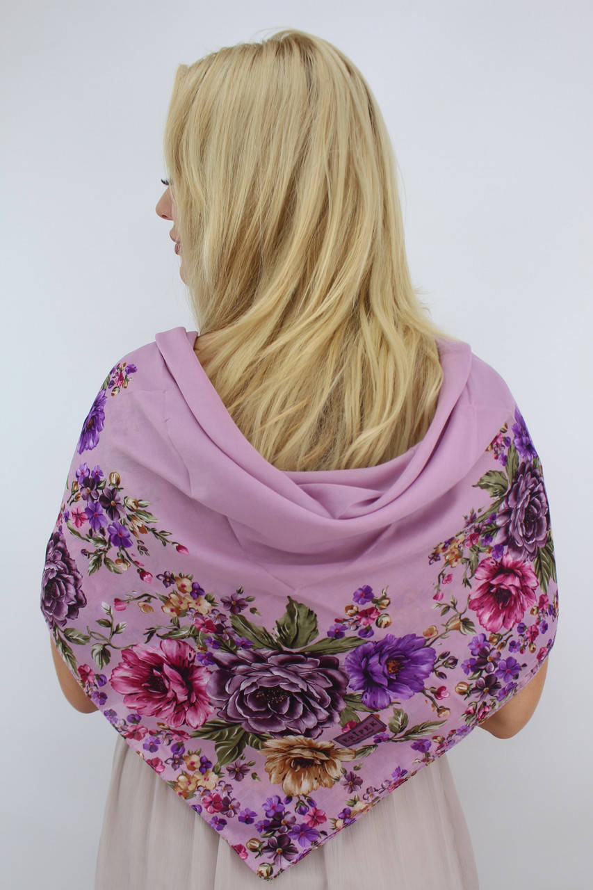 

Хустка батистова турецька "Лейла" 328031, Синий