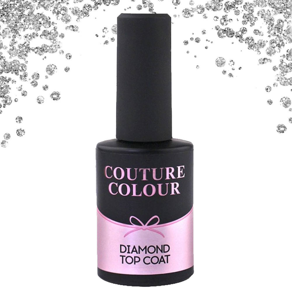 

Закрепитель для гель-лака с светоотражающим эффектом Couture color Diamond Top Coat 9 мл