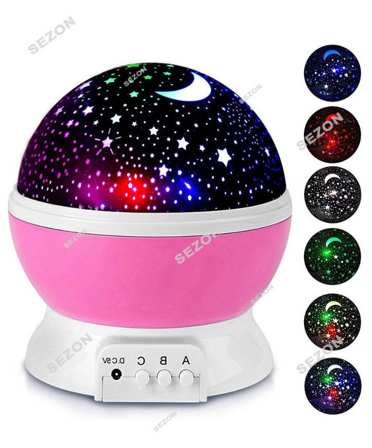 

Светодиодный Ночник проектор звездное небо Star master 1361 Большой, Разные цвета