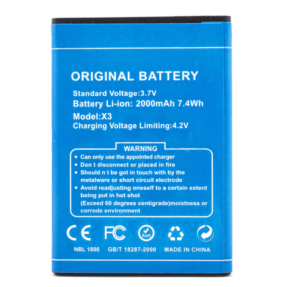 

Аккумулятор для DOOGEE X3 (Original) 2000mAh