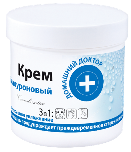 

Крем Гиалуроновый увлажняющий 250мл Домашний доктор