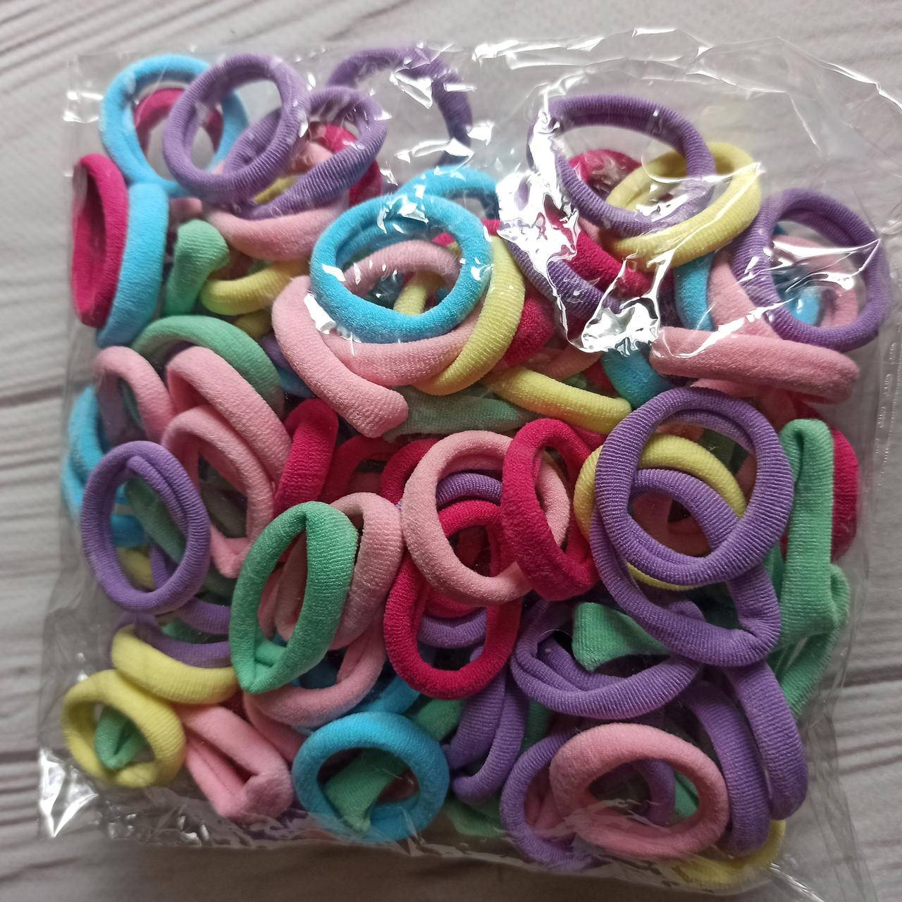 

Резинки нейлон цветные крем 2,5 см, упаковка 100 шт.