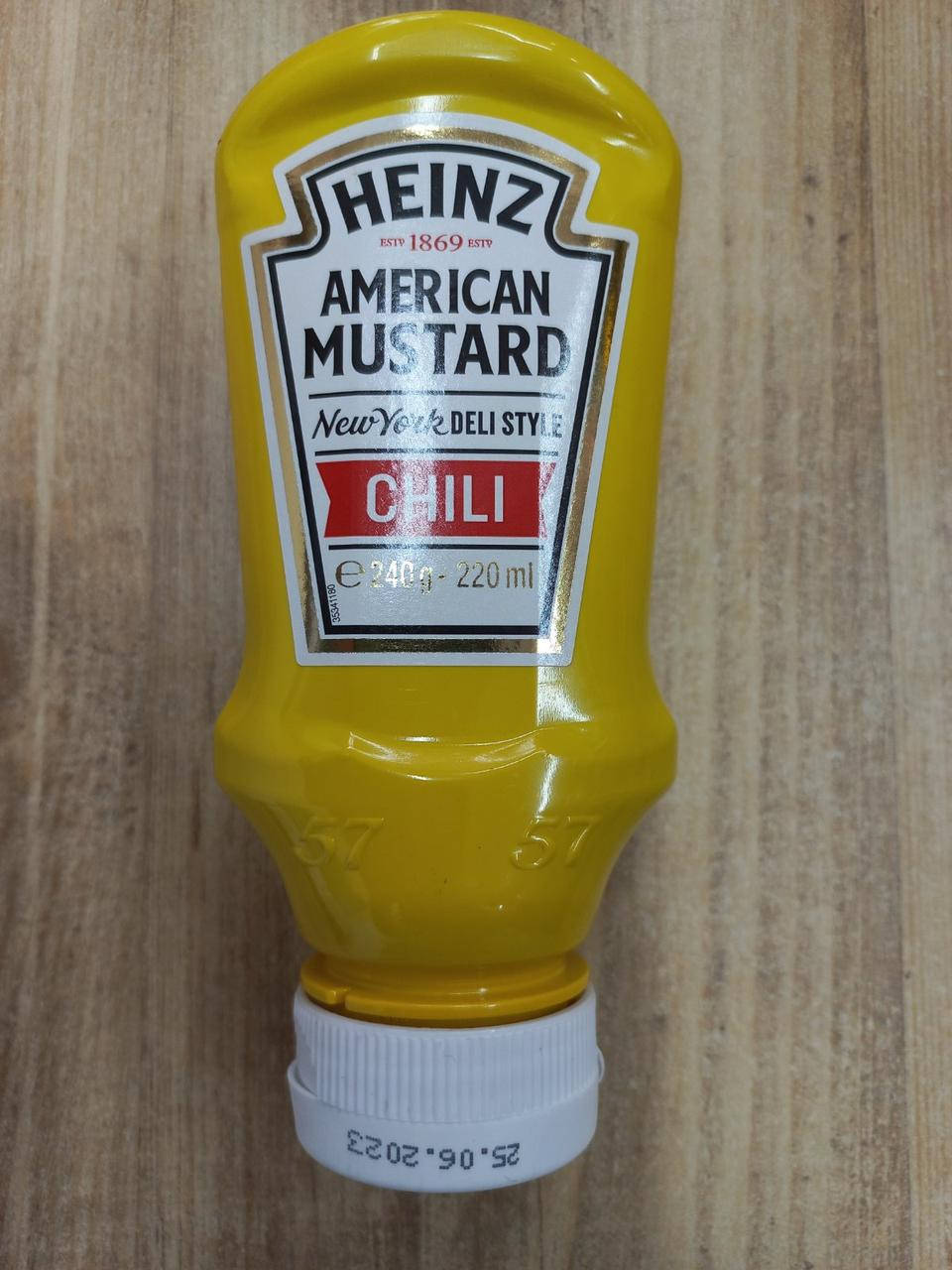 

Горчица Heinz American Mustard New York Delli Style CHILI