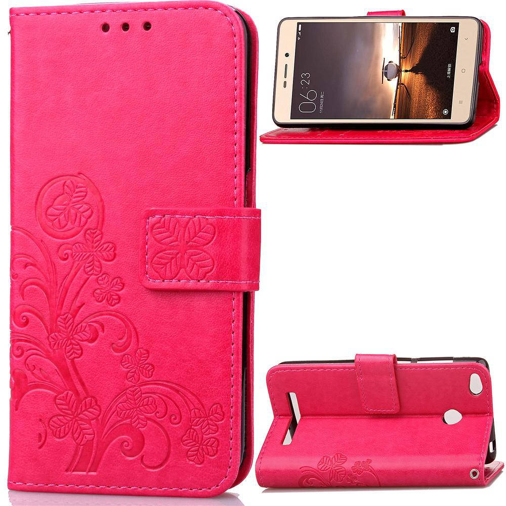 

Чехол Clover для Xiaomi Redmi 3S / 3 Pro книжка кожа PU женский Pink