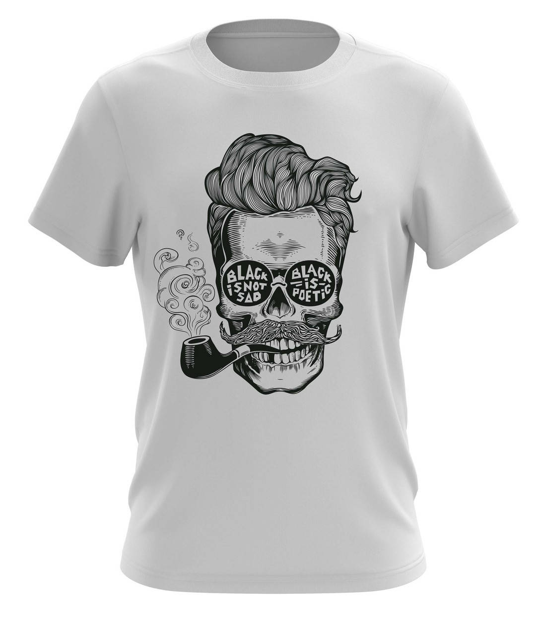 

Футболка мужская с принтом Skull