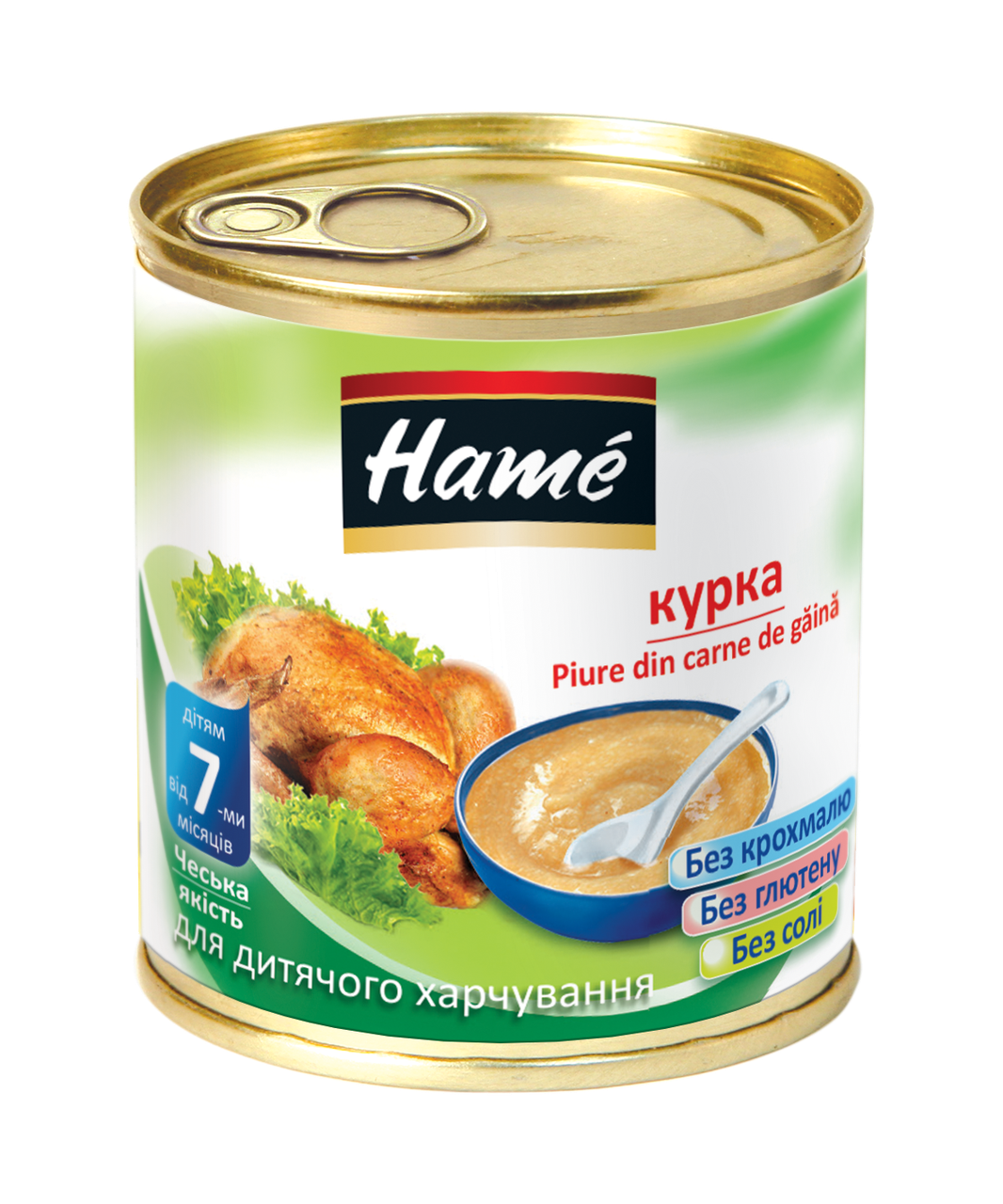 

Пюре мясное курица Hame, 100г