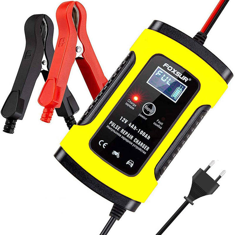 

Зарядное устройство для автомобильного аккумулятора 12V FOXSUR EU2Y