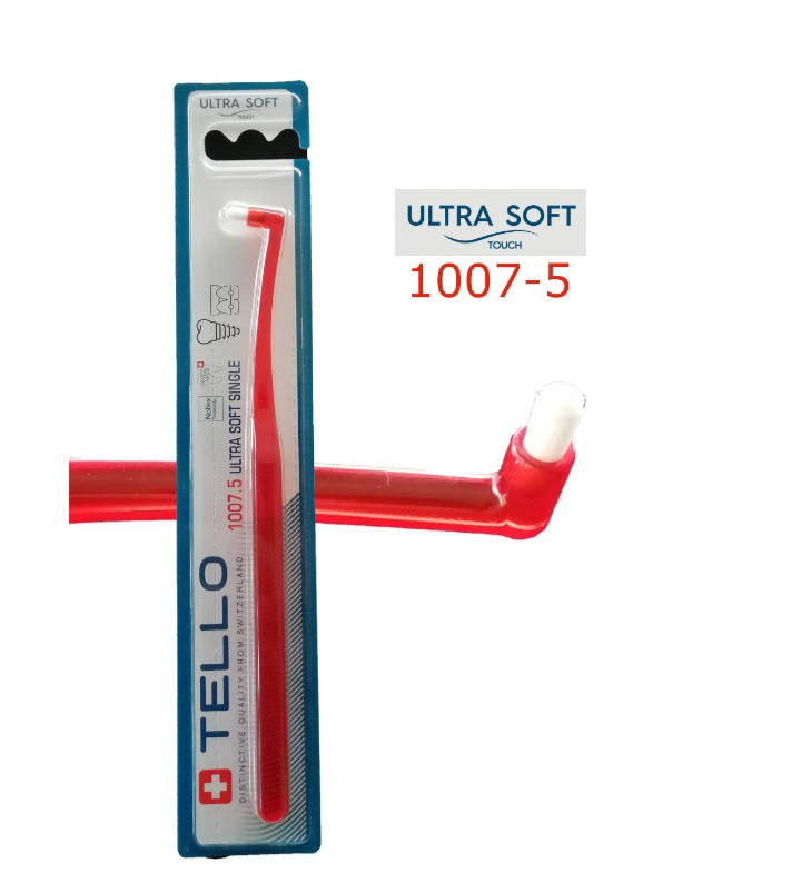 

TELLO 1007-5 Ultra Soft монопучкова зубна щiтка, TELLO